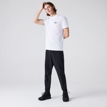 Lacoste Lacoste x National Geographic Regular Fit Organic Cotton Polo Shirt - Šortky Pánské Bílé | C